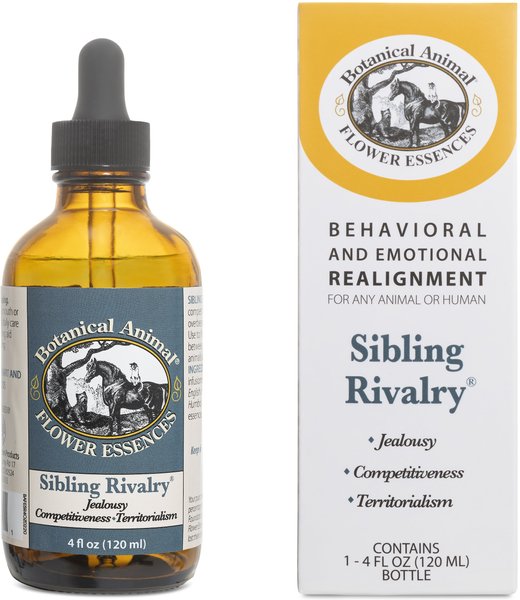 Botanical Animal Flower Essences Sibling Rivalry Calming Pet Supplement, 1-oz bottle slide 1 of 6