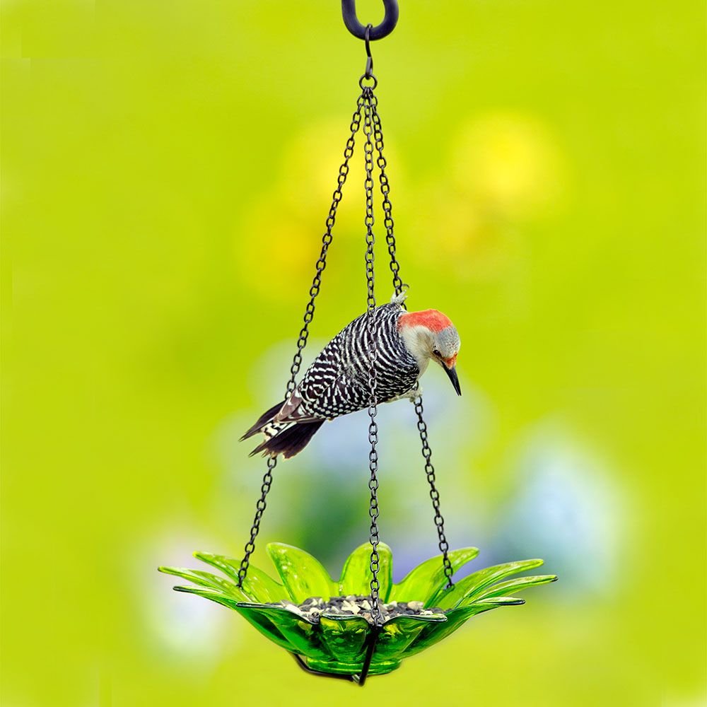 Mosaic Birds Daisy Hanging Bird Feeder, 16.9-oz