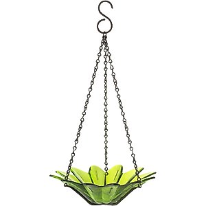 Mosaic Birds Daisy Petite Hanging Bird Feeder, 10.1-oz, Lime