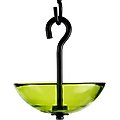 Mosaic Birds Single Hanging Poppy Bird Feeder, 4.7-oz, Lime