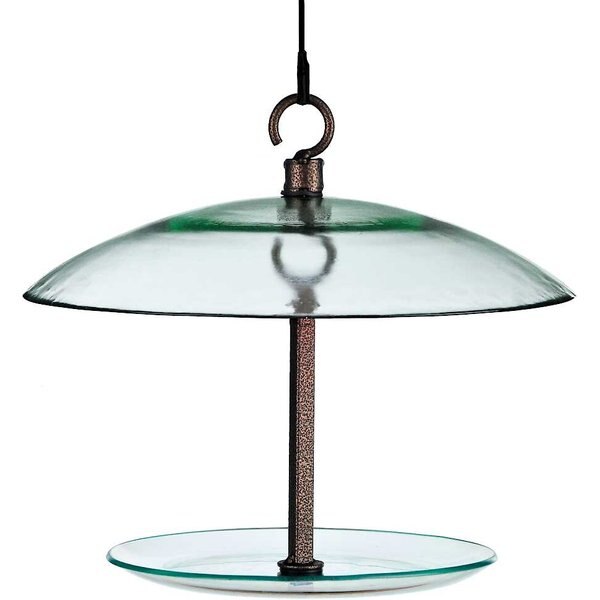 PERKYPET Panorama Wild Bird Feeder, Brown