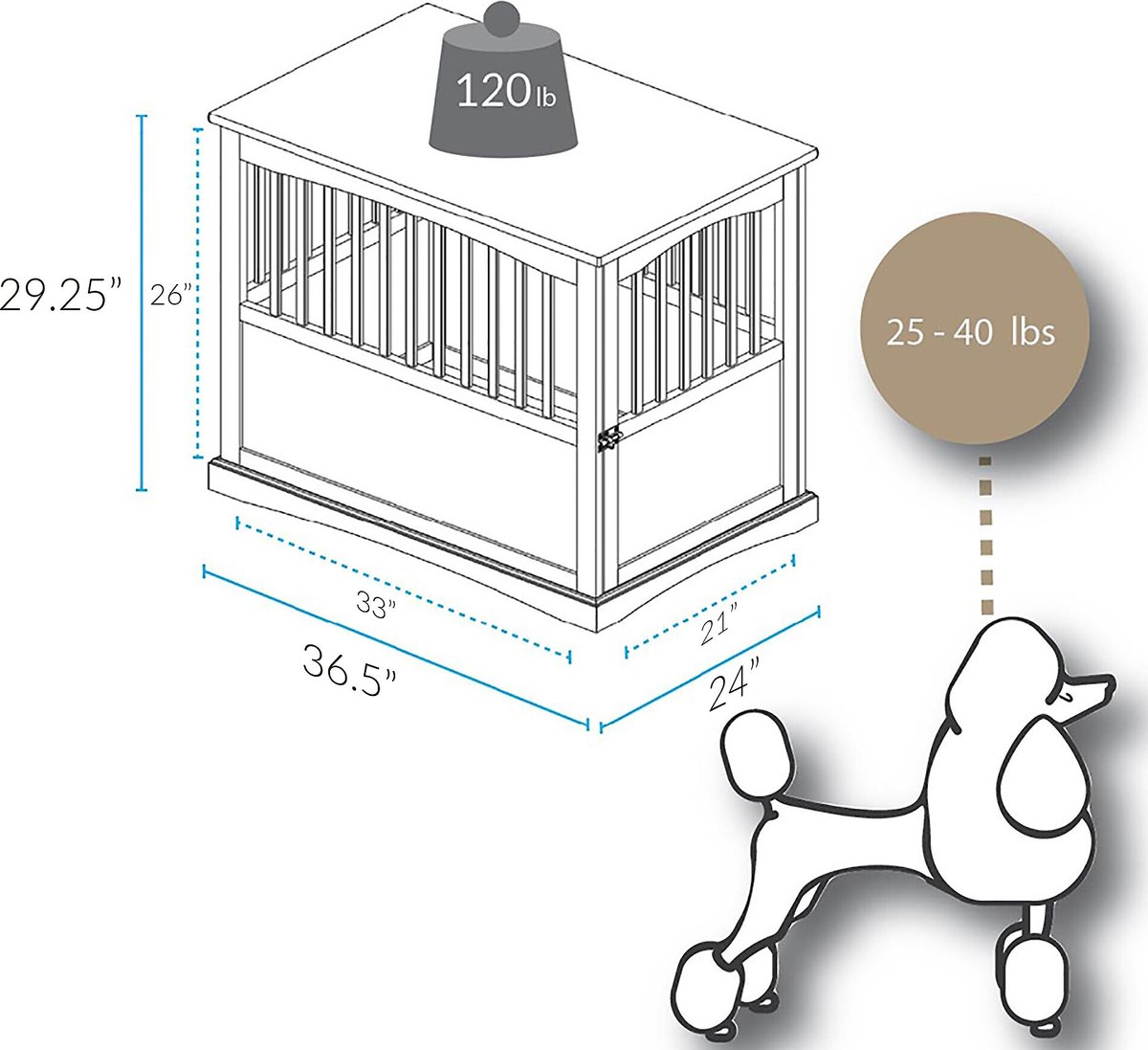 Casual home hotsell dog crate