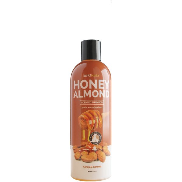 BARK2BASICS Honey & Almond Dog Shampoo, 16oz bottle