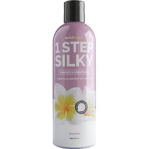 Bark2Basics One Step Silky Plumeria Dog Shampoo & Conditioner, 16-oz bottle