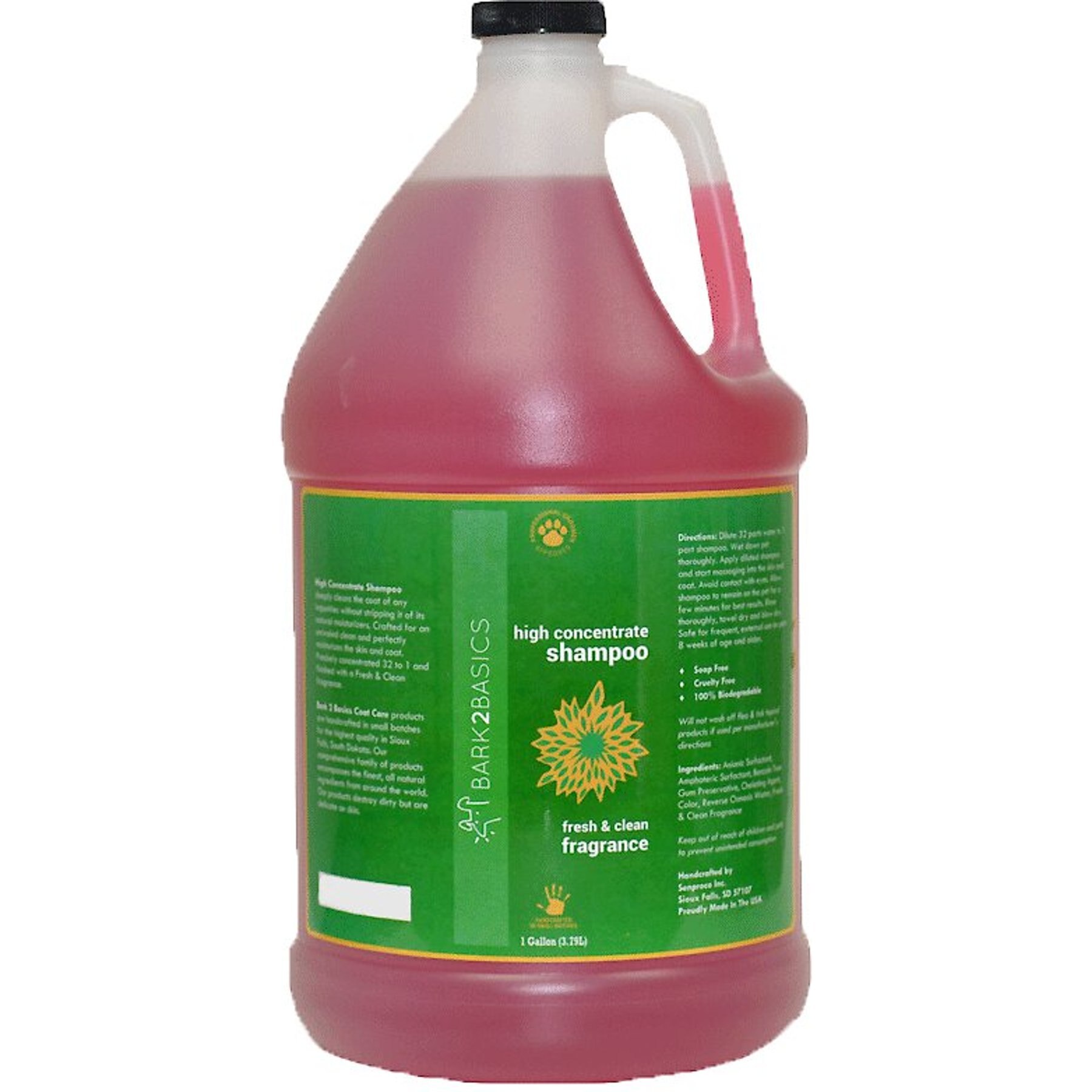 Discontinued BARK2BASICS High Concentrate Dog Shampoo, 1gal bottle