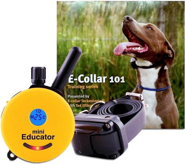 EDUCATOR By ECollar Technologies Mini 1/2 Mile ECollar Waterproof Dog Training Collar, 1