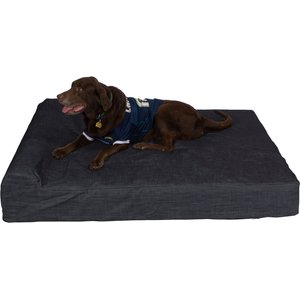 Pet Support Systems Lucky Dog Orthopedic Bolster Dog Bed, Blue, Large