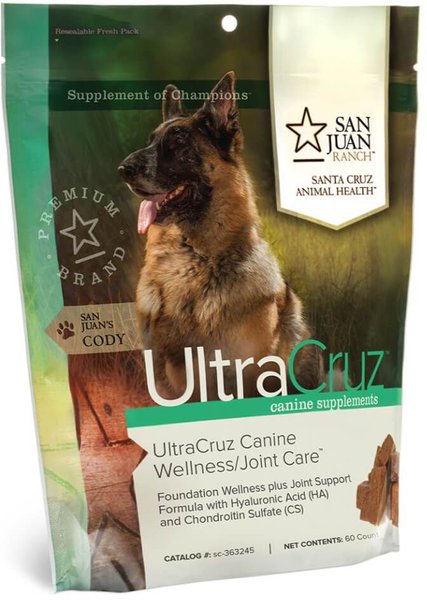 UltraCruz Wellness & Joint Care Dog Supplement, 60 count slide 1 of 3