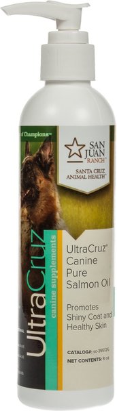 UltraCruz Pure Salmon Oil Dog Supplement, 8-oz bottle slide 1 of 1