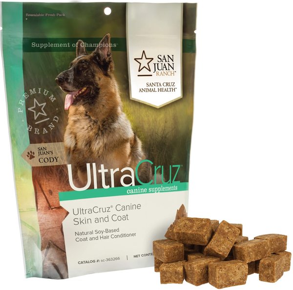 UltraCruz Skin & Coat Dog Supplement, 120 count slide 1 of 4