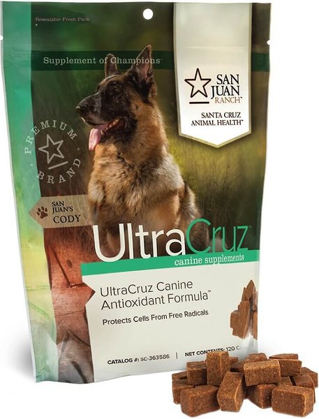 UltraCruz Antioxidant Formula Dog Supplement, 120 count slide 1 of 4