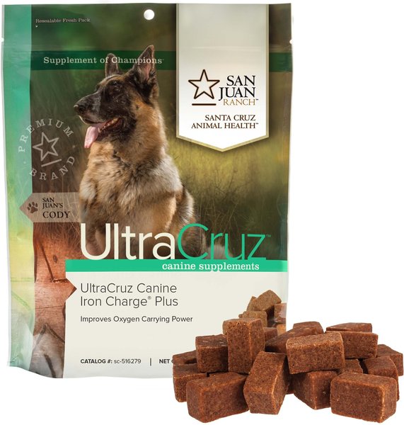 UltraCruz Iron Charge Plus Dog Supplement, 120 count slide 1 of 3