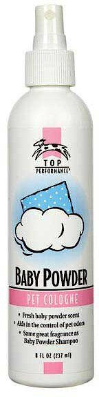 Top Performance Baby Powder Pet Cologne, 8-oz bottle slide 1 of 2