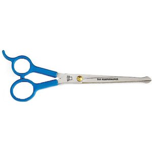 Top Performance Fine Point Handle Curved Dog Shears, 7.5-in