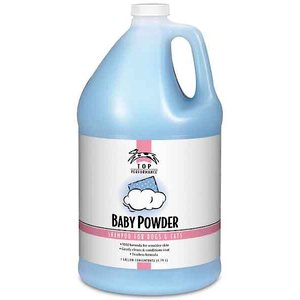Top Performance Baby Powder Dog & Cat Shampoo, 1-gal bottle