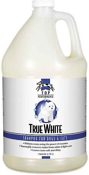 Top Performance True White Whitening Dog & Cat Shampoo, 1-gal bottle slide 1 of 1
