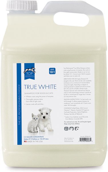 Top Performance True White Whitening Dog & Cat Shampoo