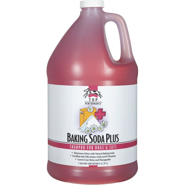 TOP PERFORMANCE Baking Soda Plus Dog & Cat Shampoo, 1gal bottle