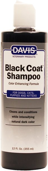 Davis Black Coat Dog & Cat Shampoo, 12-oz bottle slide 1 of 1