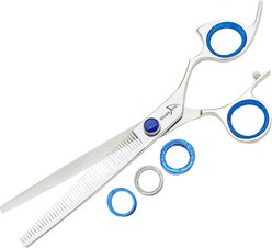 Shark Fin Right Silver Non-Swivel 50 Tooth Dog Shears