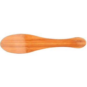 Bass Brushes Shine & Condition Soft Bristle Dog & Cat Brush, Bamboo-Dark Finish