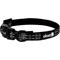 Show in main carousel: Alcott Adventure Polyester Reflective Dog Collar, Black, X-Small: 7 to 11-in neck slide 1 of 3