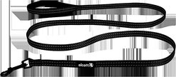 Alcott Adventure Polyester Reflective Dog Leash, Black, Small: 6-ft long, 5/8-in wide