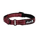 Alcott Polyester Reflective Martingale Dog Collar, Red, Large: 18 to 26-in neck