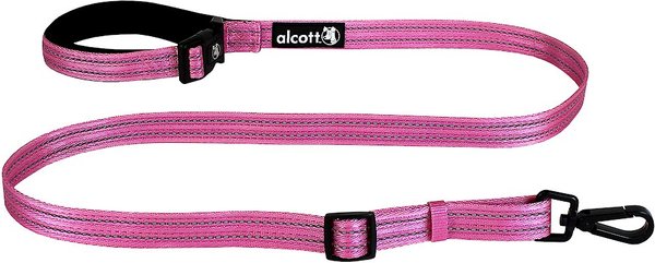 Alcott Weekender Polyester Reflective Dog Leash, Pink, 5-ft long, 1-in wide slide 1 of 1