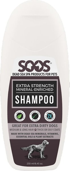 Soos Pets Extra Strength Mineral Enriched Dog & Cat Shampoo, 8-oz bottle slide 1 of 1