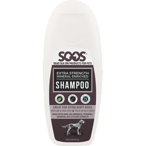 Soos Pets Extra Strength Mineral Enriched Dog & Cat Shampoo, 8-oz bottle