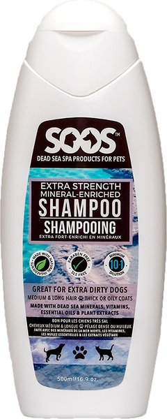 Soos Pets Extra Strength Mineral Enriched Dog & Cat Shampoo, 16.9-oz bottle slide 1 of 2