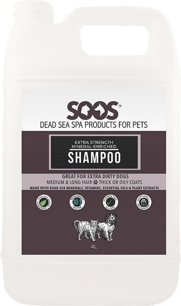 Soos Pets Extra Strength Mineral Enriched Dog & Cat Shampoo, 135-oz bottle slide 1 of 1