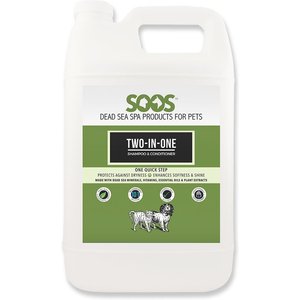 Soos Pets Two-in-One Dog & Cat Shampoo & Conditioner, 135-oz bottle