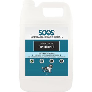 Soos Pets Ultra Creme Dog & Cat Conditioner, 135-oz bottle