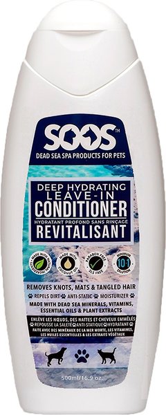 Soos Pets Deep Hydrating Leave-In Dog & Cat Conditioner, 16.9-oz bottle slide 1 of 3