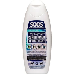 Soos Pets Deep Hydrating Leave-In Dog & Cat Conditioner, 16.9-oz bottle