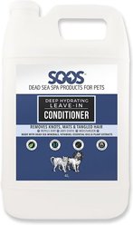Soos Pets Deep Hydrating Leave-In Dog & Cat Conditioner, 135-oz bottle