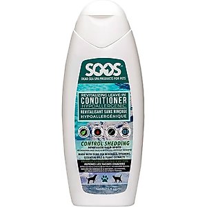 Soos Pets Revitalizing Leave-In Dog & Cat Conditioner, 16.9-oz bottle