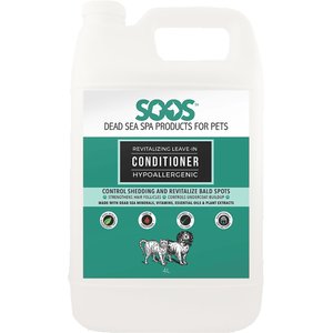 Soos Pets Revitalizing Leave-In Dog & Cat Conditioner, 135-oz bottle