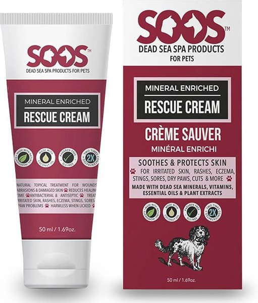 Soos Pets Mineral Enriched Rescue Cream for Dogs & Cats, 1.7-oz bottle slide 1 of 5
