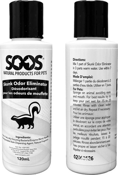Soos Pets Skunk Odor Eliminator, 4-oz bottle slide 1 of 4