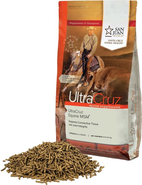 UltraCruz MSM Joint Support Pellets Horse Supplement, 10-lb bag slide 1 of 4