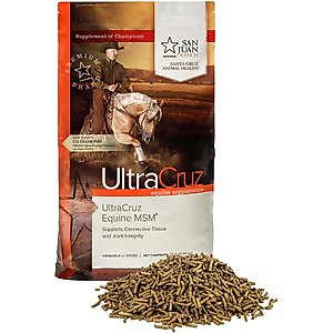 UltraCruz MSM Joint Support Pellets Horse Supplement, 25-lb bag