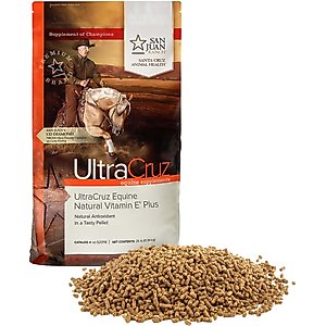 UltraCruz Natural Vitamin E Plus Pellets Horse Supplement, 25-lb bag
