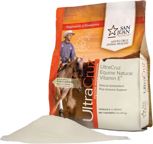 UltraCruz Natural Vitamin E Immune Support Powder Horse Supplement, 4-lb bag slide 1 of 4