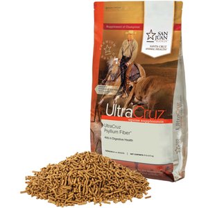 UltraCruz Psyllium Fiber Digestive Pellets Horse Supplement, 10-lb bag