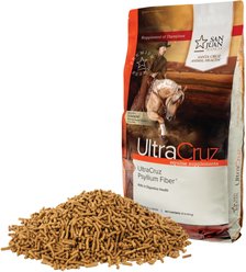 UltraCruz Psyllium Fiber Digestive Pellets Horse Supplement, 20-lb bag