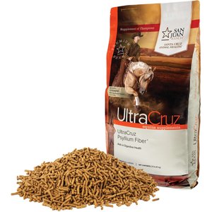 UltraCruz Psyllium Fiber Digestive Pellets Horse Supplement, 20-lb bag