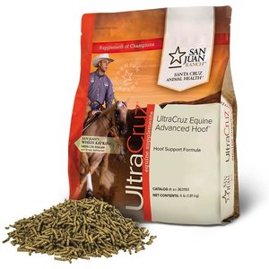 UltraCruz Advanced Hoof Support Pellets Horse Supplement, 4-lb bag